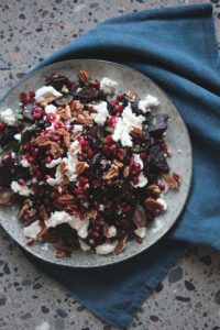 Rødbetsalat med valnøtter