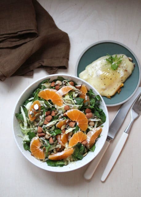 Kålsalat med sennepsdressing