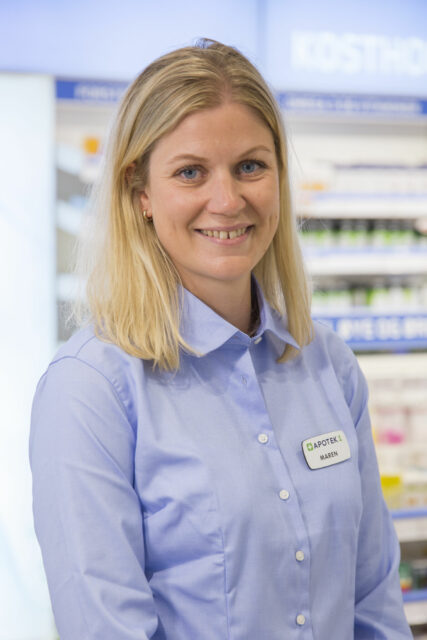 Maren Hoff, Fagrådgiver OTC og helsetjenester i Apotek1. SmartGuide er endelig tilgjengelig i apotek!