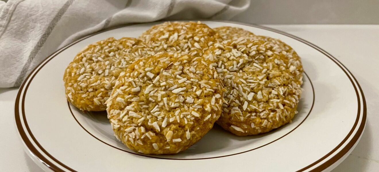 Peanøtt- og kokos-cookies