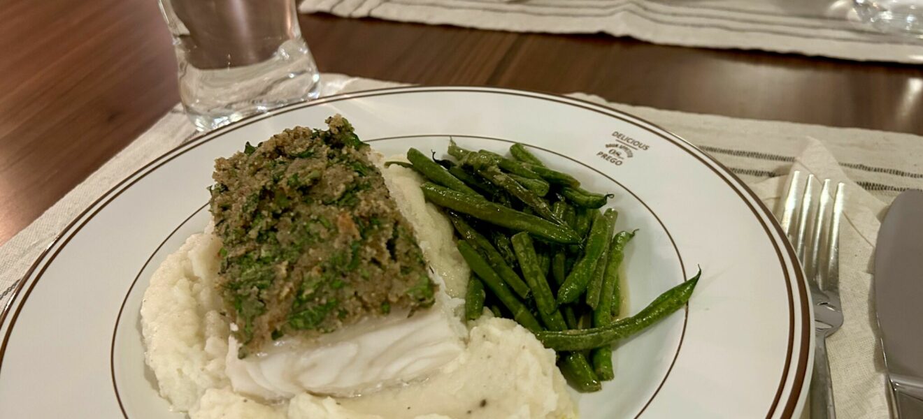 Steinbit med urtelokk og sellerirotpuré