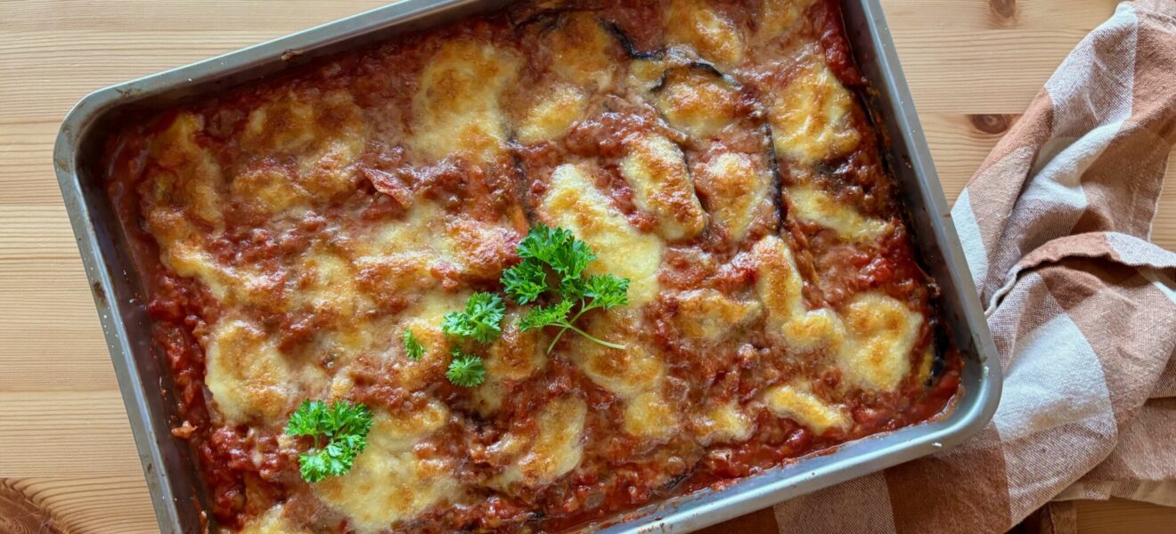 Auberginegrateng - Parmigiana de melanzane